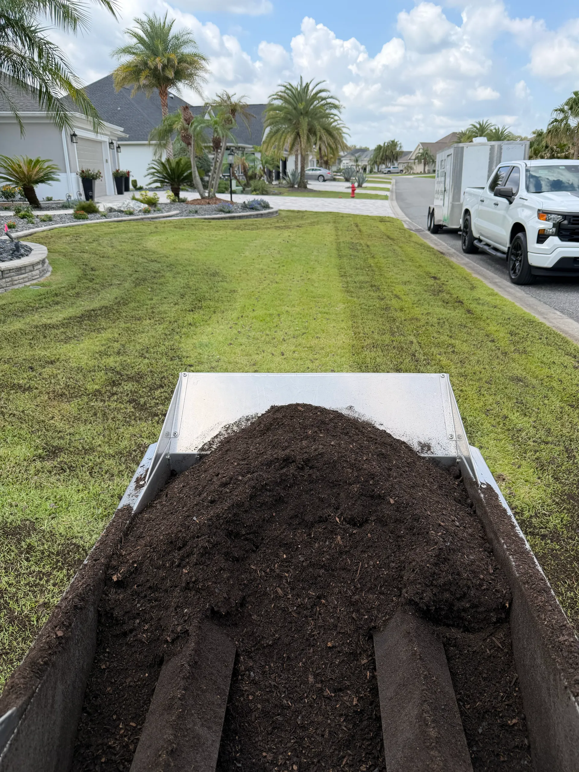 Aeration in progress · The Villages